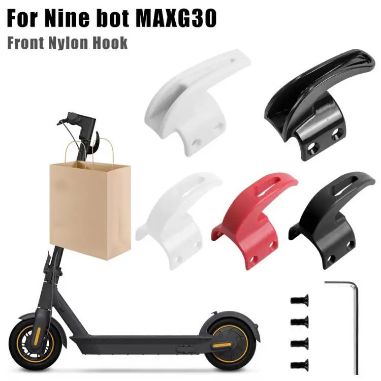 For Segway Ninebot Max G30 Electric Scooter Front Hook kateboard Storage hook Hanging Bags Claw Hanger With Screw Tool Parts