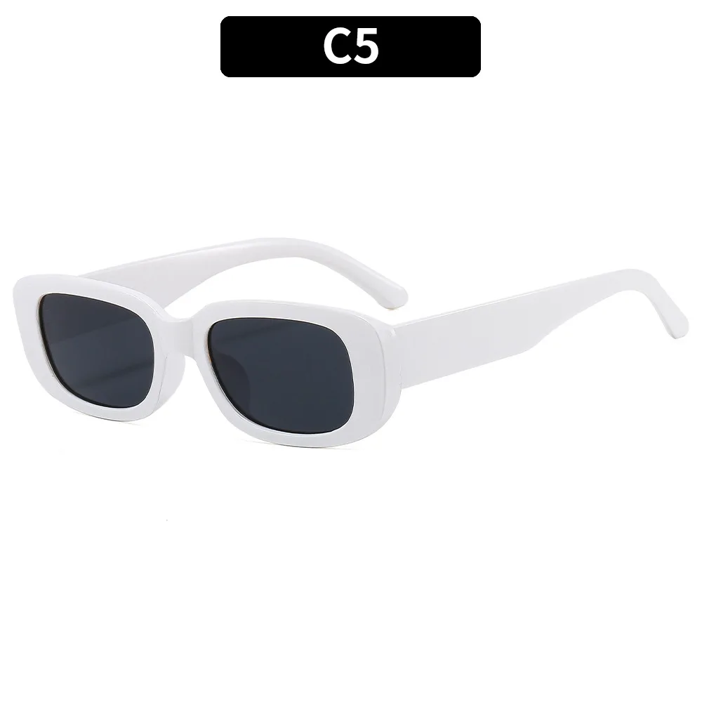 Small Rectangle glasses Women Oval Vintage Brand Designer Square Glasses For Women Shades Female Eyewear Anti-glare image 4
