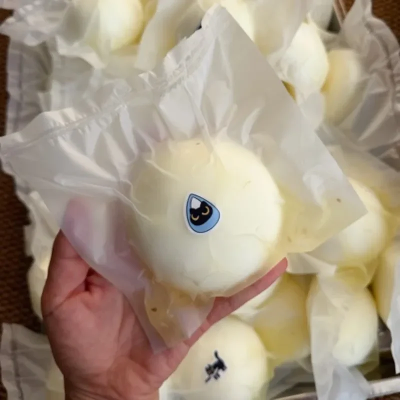 Crunchy Squishy Pouch Handmade Simulation Osmanthus Bun Pouch Crackling Wax Balls Squeeze Bag Stress Relief ASMR Fidget Toys