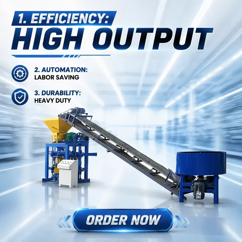 Semi Automatic Concrete Brick Making Machine QTJ4-35 Hollow Block Machine with 9.3kw Motor