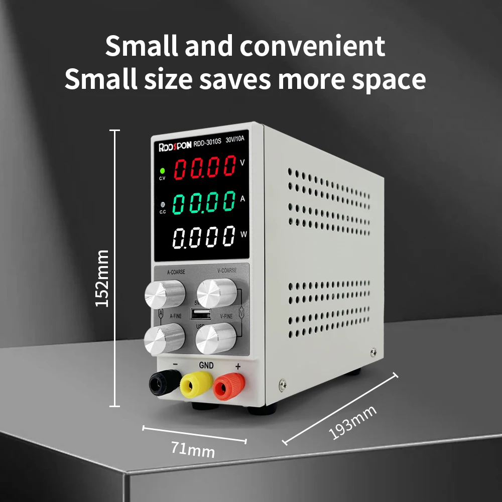 3010S DC Power Supply Variable 30V 0-10A Switchable Multifunctions DC Power Supply Adjustable Different Voltages Regulator Bench