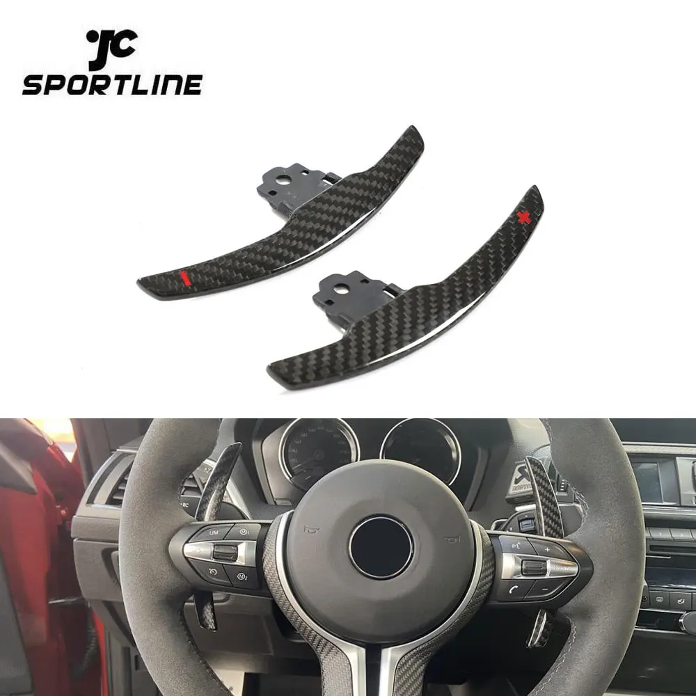 

JCSportline Carbon Fiber M3 M4 Paddle Shifter Extensions Cover Trim For BMW M Model M2 M5 M6 2-Door 2012-2020