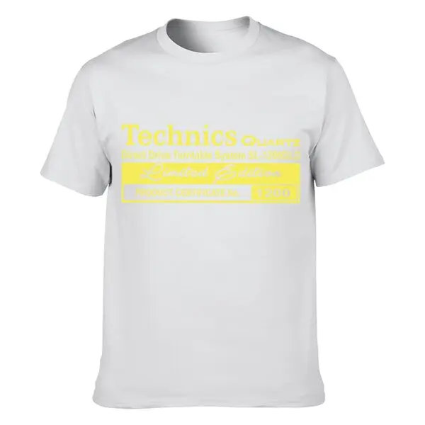 Technics Sl-1200 Gld Limited Edition Gold Tshirt Rare Turntable Dj