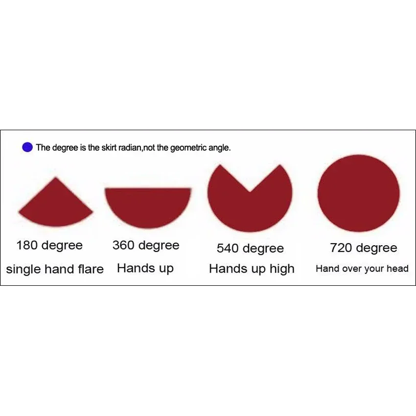 Moda Dorosły Dziecięcy Cygańska Dziewczyna Kobiety Hiszpańska Spódnica Flamenco Paski Satyna Jedwab Duża Rozkloszowana Spódnica do Tańca Brzucha Czerwona Spódnica Występ Zespołowy