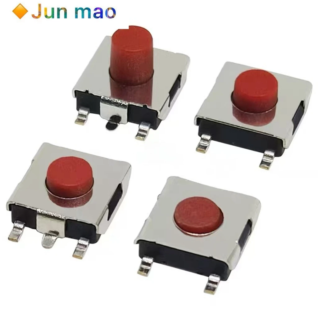 10PCS Patch red button 4P 5P touch button car remote key switch 6 * 6 * 2.5/3.1/6 * 6 * 5MM