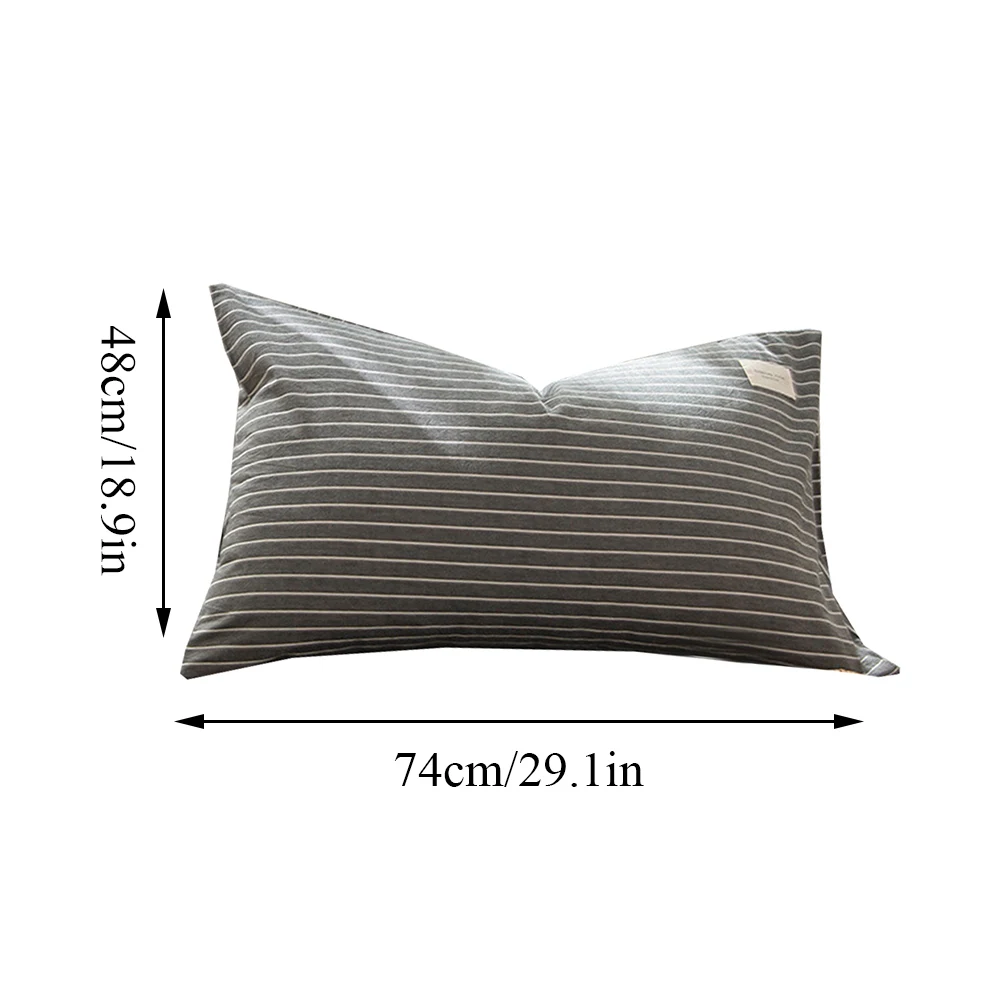 Plaid Style Pillowcase 100% Cotton Pillow Cover 48x74cm Cushion Covers funda almohada 1pcs Rectangle Pillowslip Soft Pillow Case