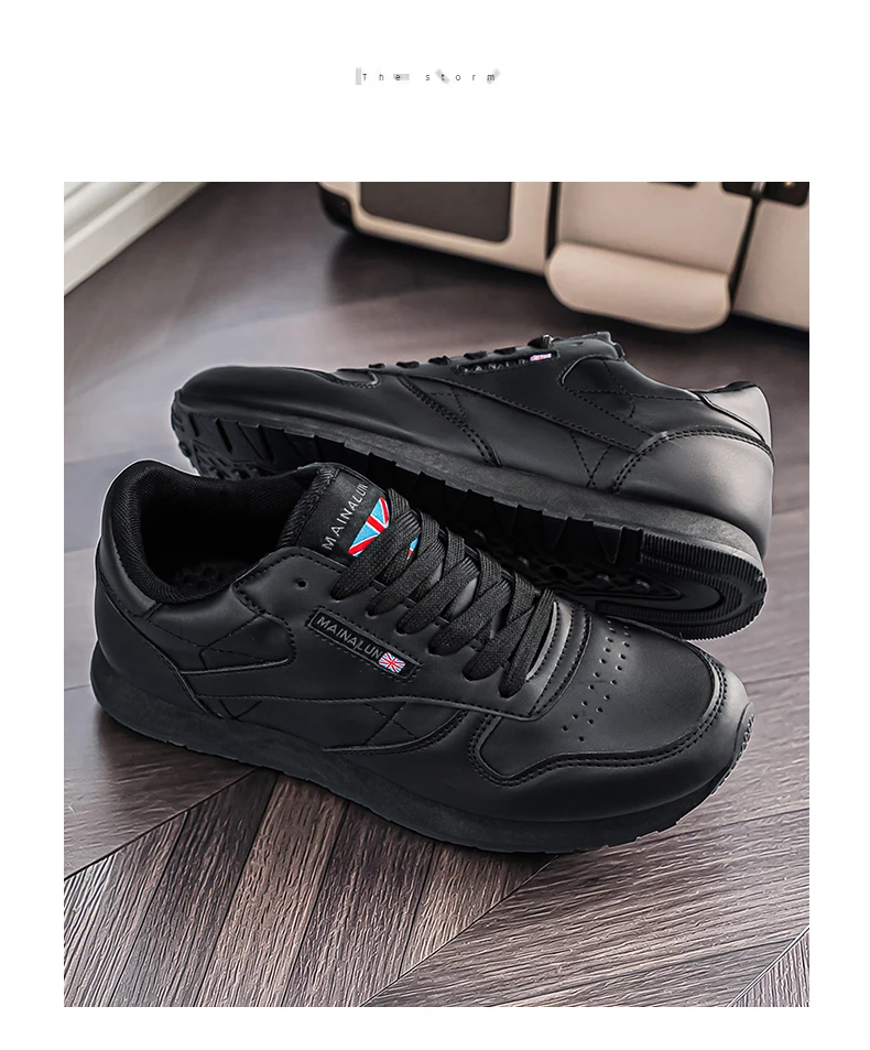 Herren Freizeitschuhe, Weiße Sneaker, Einfarbig Klassisch, Bequem und Stilvoll, Geeignet zum Gehen und für Outdoor-Training – Detail 16