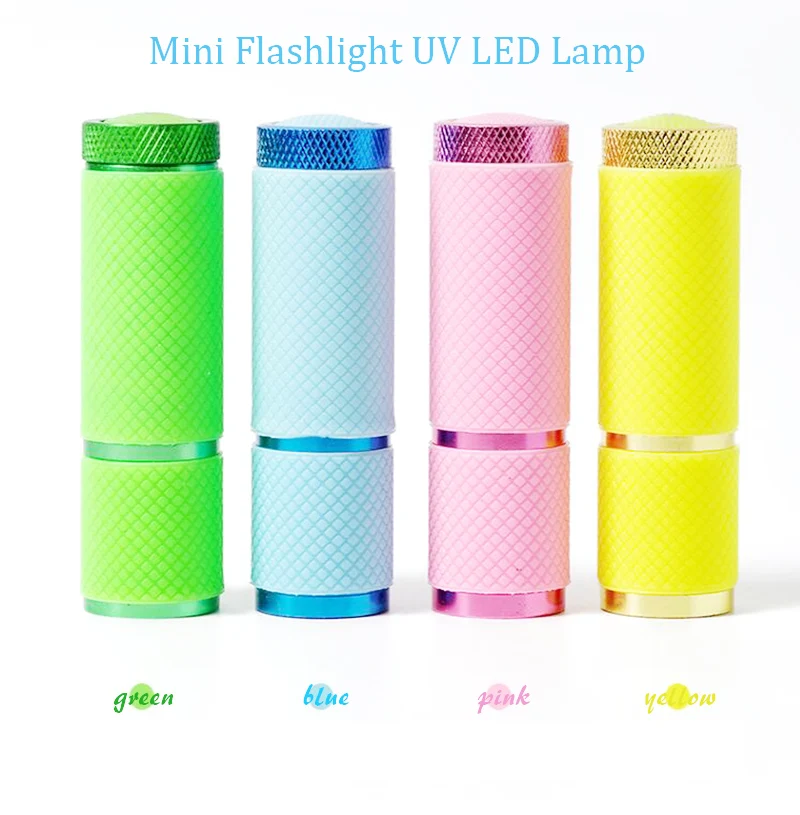 24W/48W UV LED Nail Dryer Lamp USB Green/Blue/Pink/Yellow/White Bowknot Ultraviolet Light Flashlight Manicure Curing-lamps 8.5*2