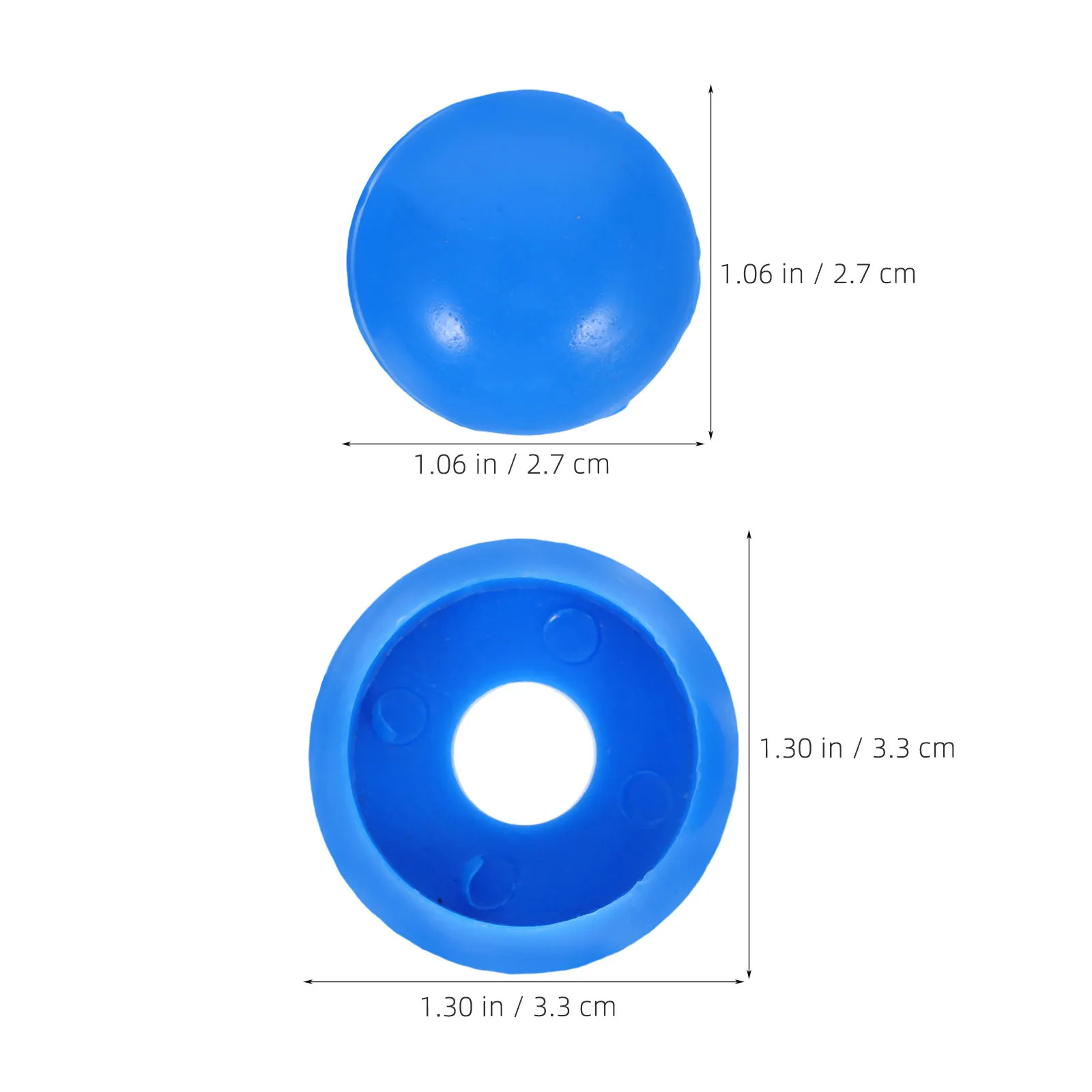 10Pcs Playground Nut Caps Plastic Bolt Protective Covers Safety Caps for Playground Equipment Parts Outdoor Indoor Use