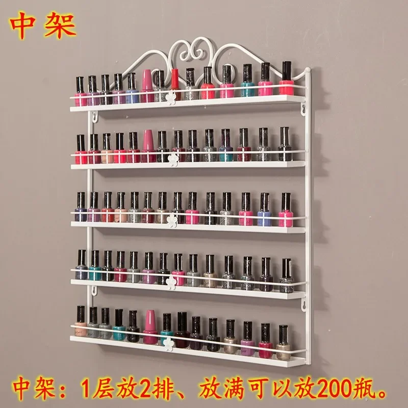 New wall-mounted nail display rack, hanging nail polish gluerack, cosmetics store display cabinet, wall-mounted storagerack