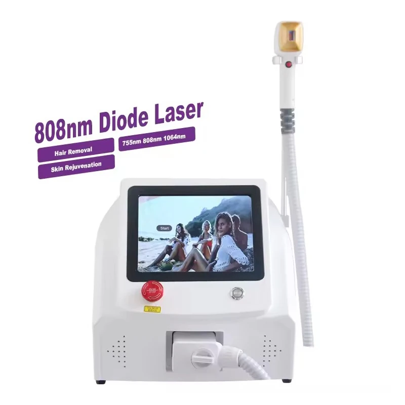 4000w Professional Permanent Body Hair Removal Machine Portable 808 755 Alexandria Equipment 4 Wave IPL Diode Ice Titanium Laser