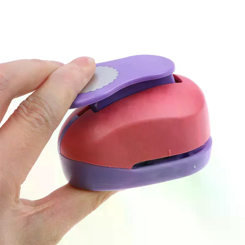 Stamp Border Stamp Shape Craft Punch Embossing Machine Round / Square Hole Punch Toothed Puncher Embosser DIY Tool
