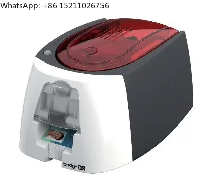 Cost Effective Badgy 200 Single Side Plastic Thermal Business Id Card Printing Machine Printer