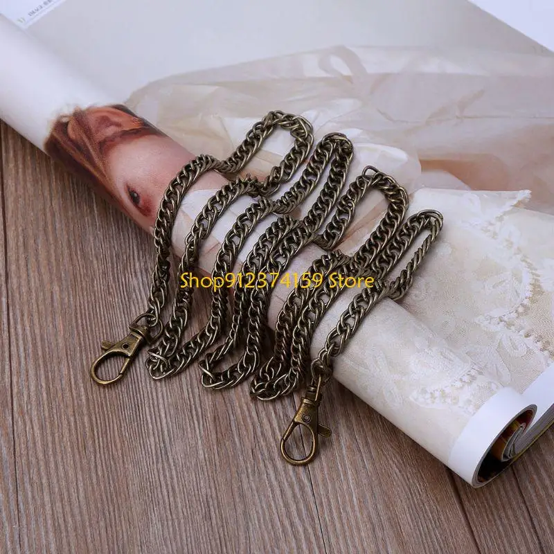 

G5AE Metal Chain Shoulder Crossbody Strap For Small Handbag Purse Bag Replacement