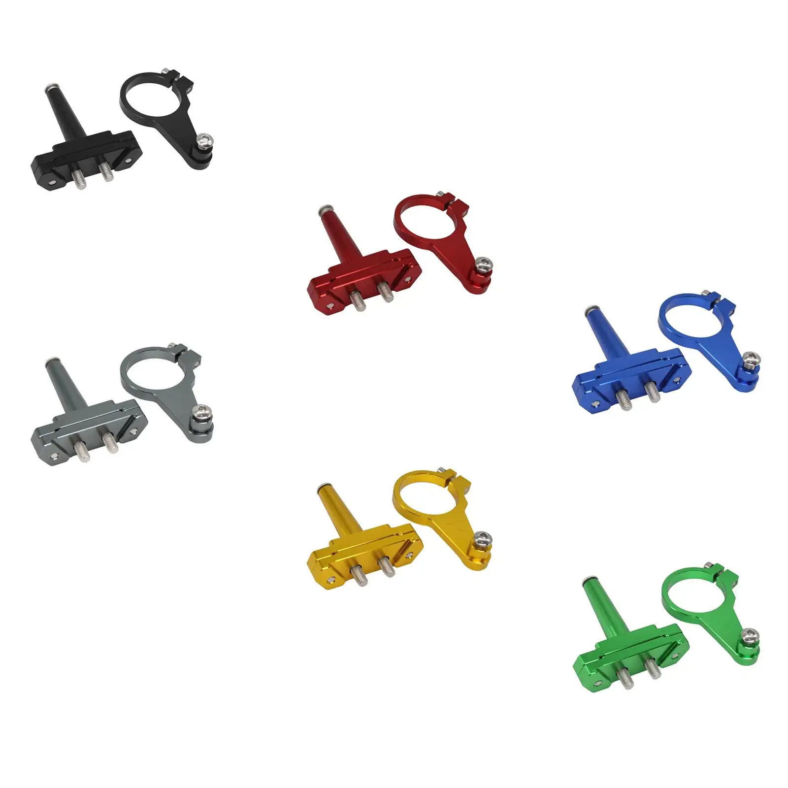 

Motorcycle Steering Damper Stabilizer Bracket Aluminum Mount for V3 2017-2020 Durable High Performance Replaces