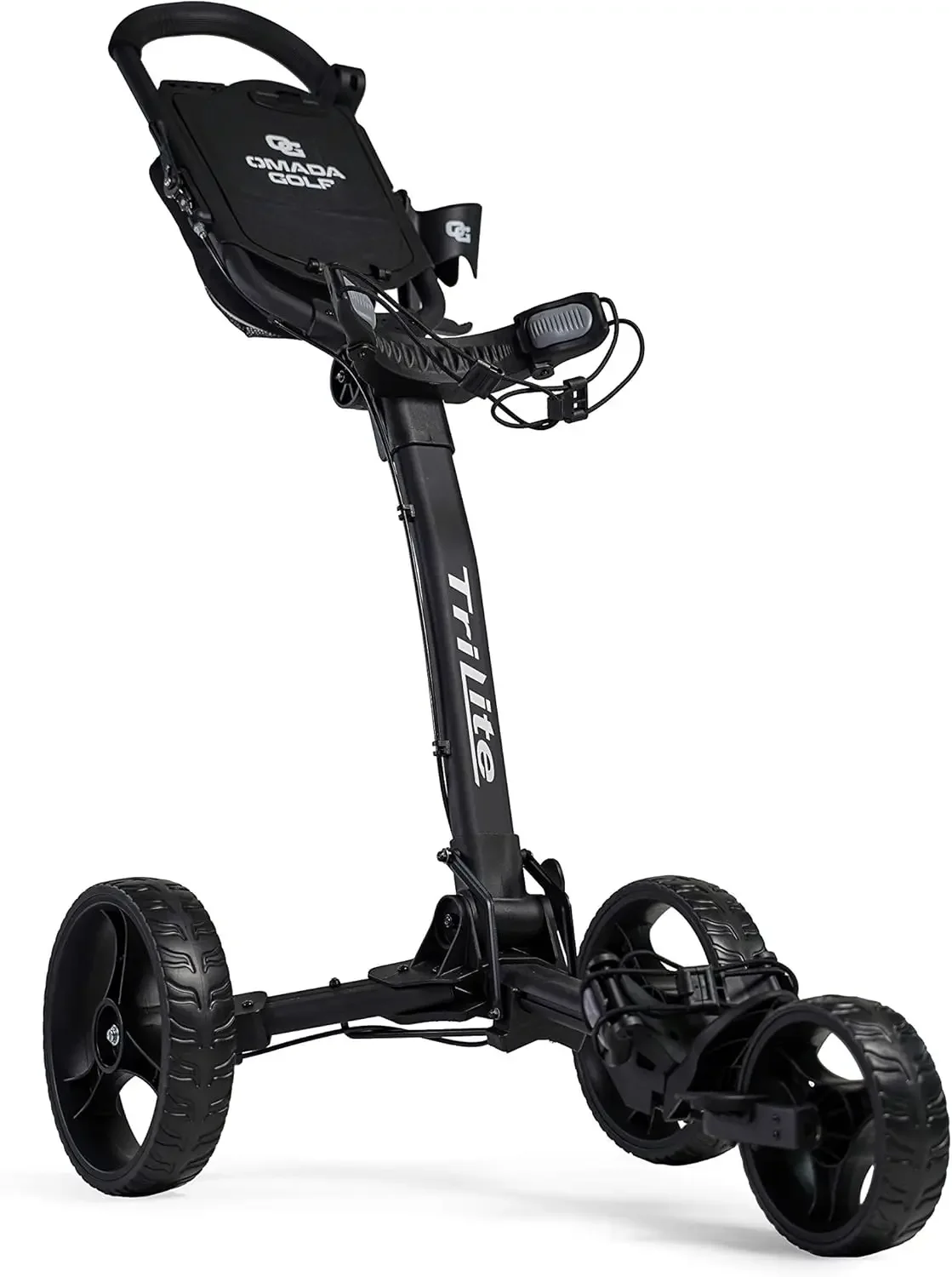 Golf Push Cart | Lightweight and Folding Golf Cart | Adjustable Golf Bag Stand