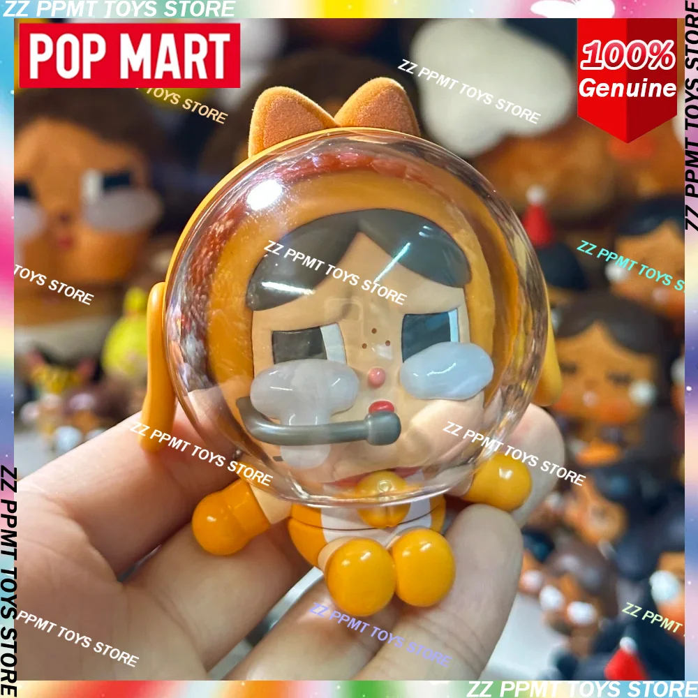 

POP MART Crybaby SPACE CAT ORANGE Series Модная оригинальная слепая коробка Аниме модель Кукла Настольные украшения Статуэтки Декор Подарки игрушки