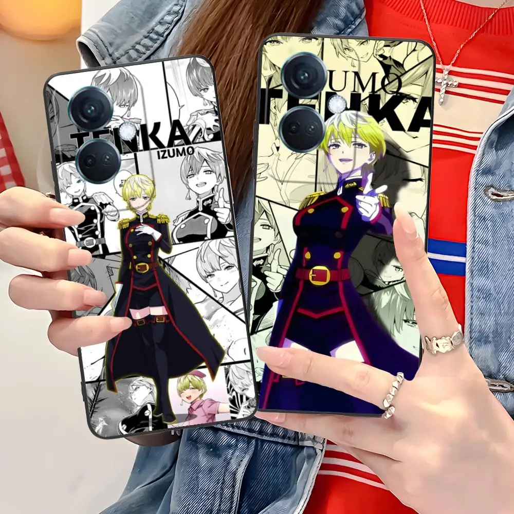 Mato seihei no slave Tenka Izumo Phone Case for OPPO Reno 14 13 12 11 10 9 8 7 6 5 F T Pro 5G Colorful Printing Cover Smartphone