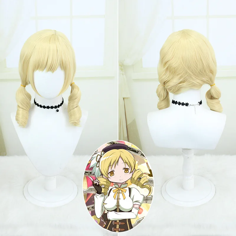 Hogwarts Tomoe Mami Cosplay Kostüm Anime Puella Magi Madoka Magica Perücke Uniform Magische Mädchen Frauen Halloween Party Kleid