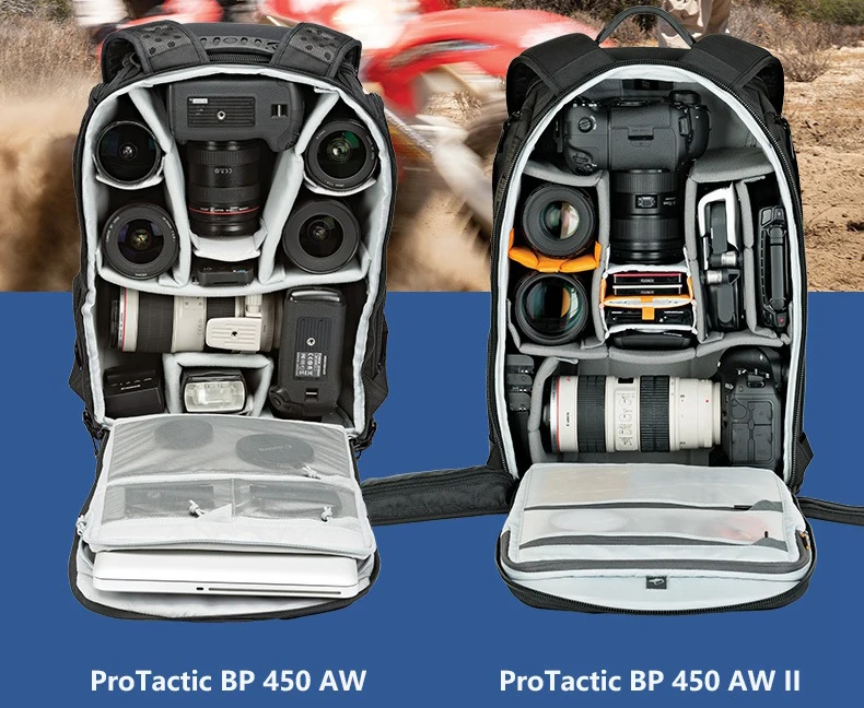 All new Genuine Lowepro ProTactic 450 aw BP 450 aw II SLR 15.6