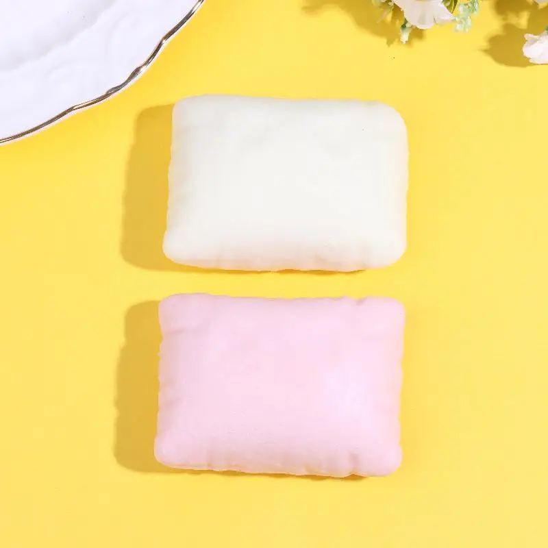 【BS】Urocza Poduszka Kwadratowa w Kształcie Kota, Zabawka do Ściskania, Powolny Powrót do Kształtu, Zabawka Antystresowa, Sensoryczna Zabawka Fidget dla Dzieci i Dorosłych, Prezent Relaksujący