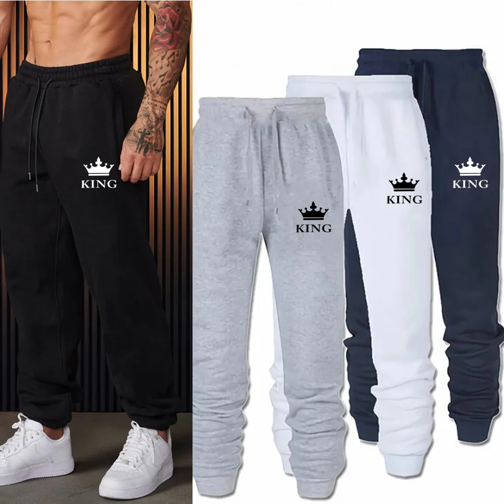 

Spring and Autumn 2024 New Men's Pants Men's Casual Pants Sports Jogging Sportswear Sports Pants Harajuku Street Print Pants