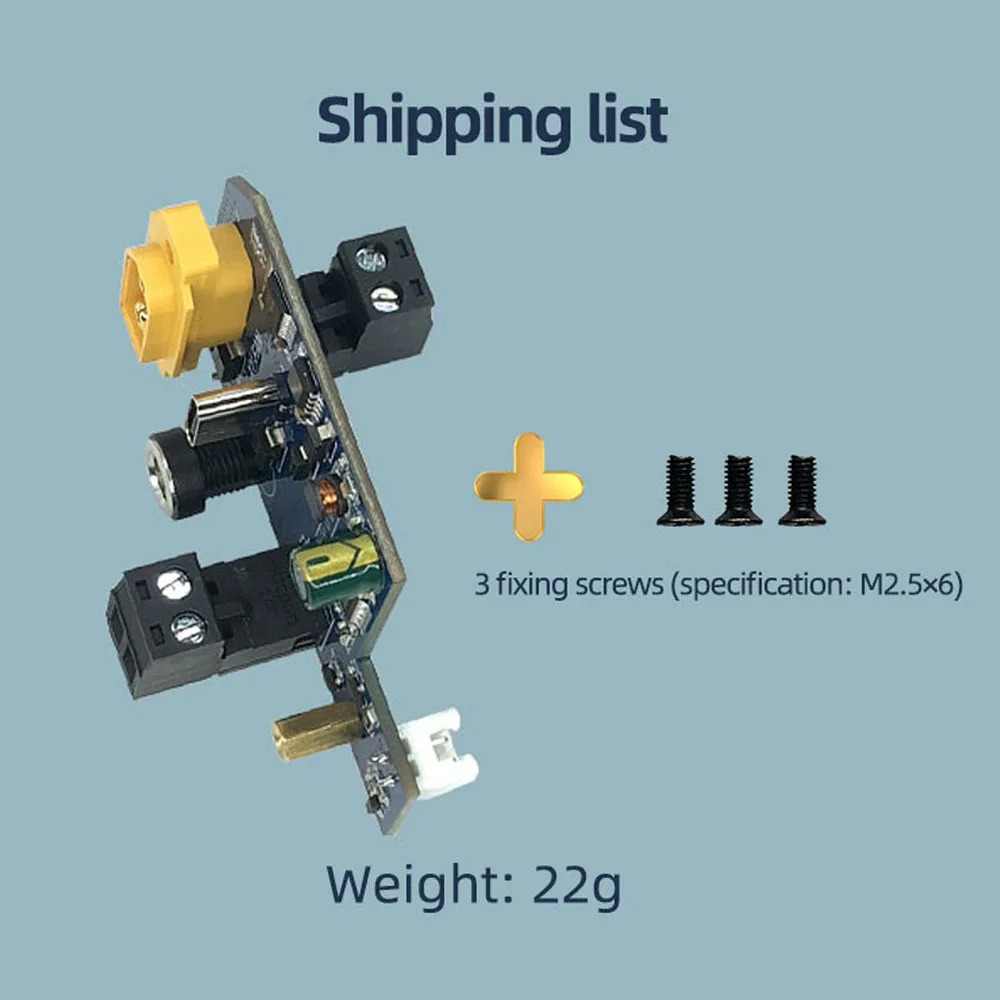 XY-FAN Multi Interface Power Input and Fan Control Board Various  Power Supply DIY Module Three Gear Adjust DC6-70V Module