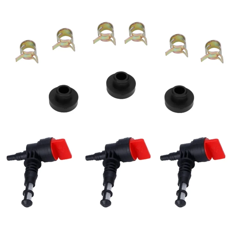 3 Set Fuel Valve Grommet Kit Replacement Fit For 192980GS 78299GS 80270 Lawn Mower