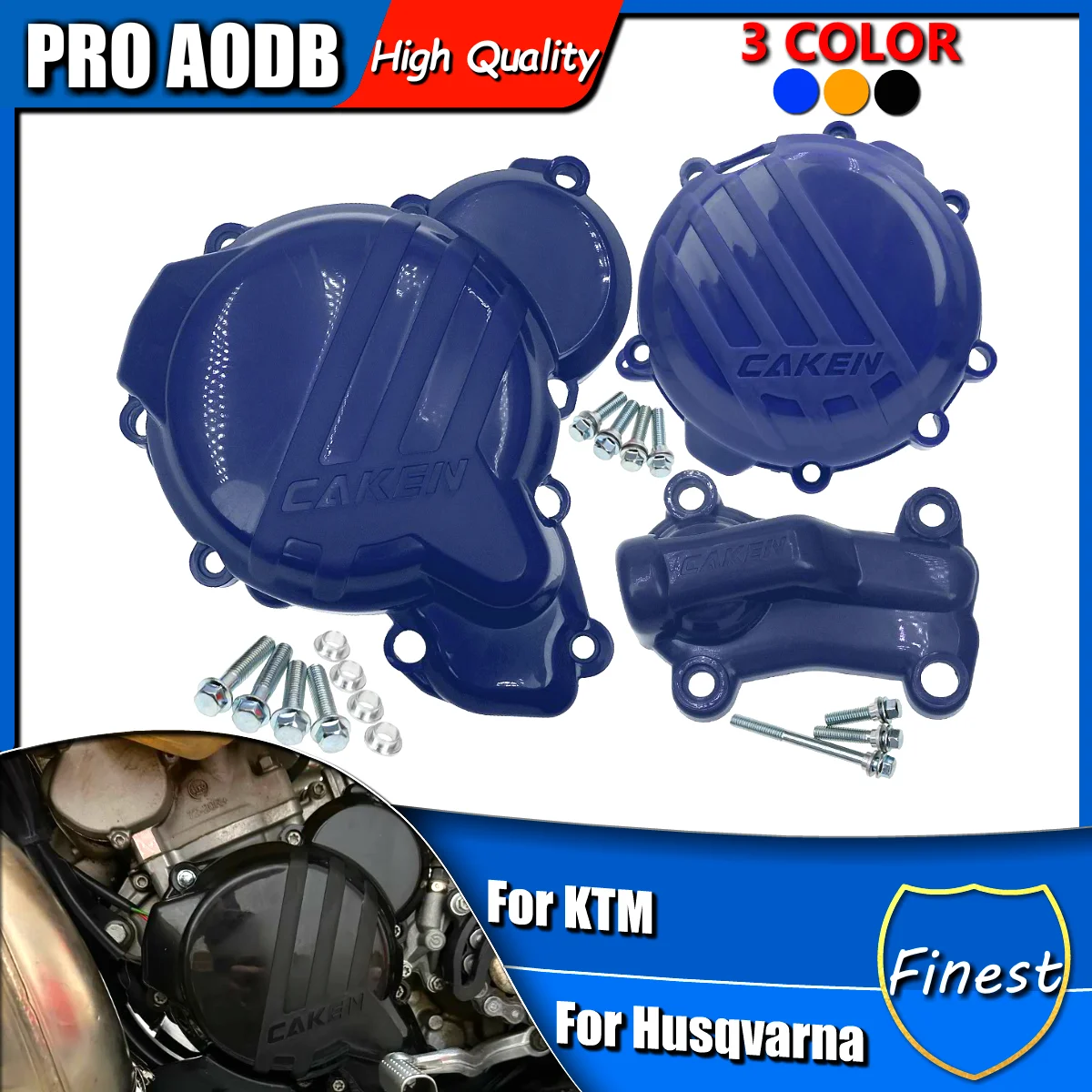 

Motocross Engine Clutch Guard Water Pump Cover Ignition Protector for KTM Husqvarna TE250 TE300 TC250 TE250i TE300i EXC2017-2023