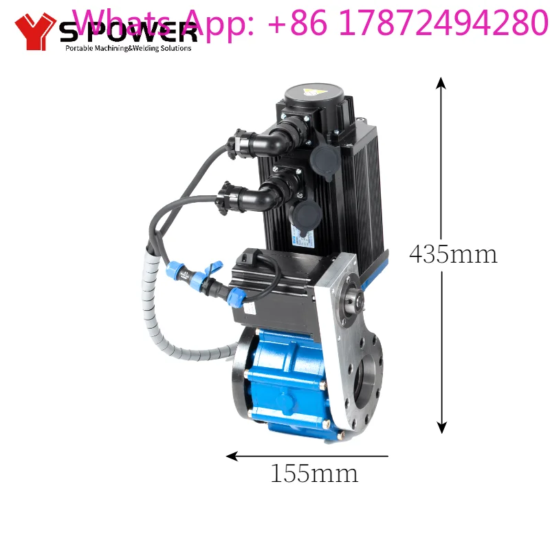 Hole Repair & Flange Facing Portable Machine, 40-300mm Line Boring Welding Equipment