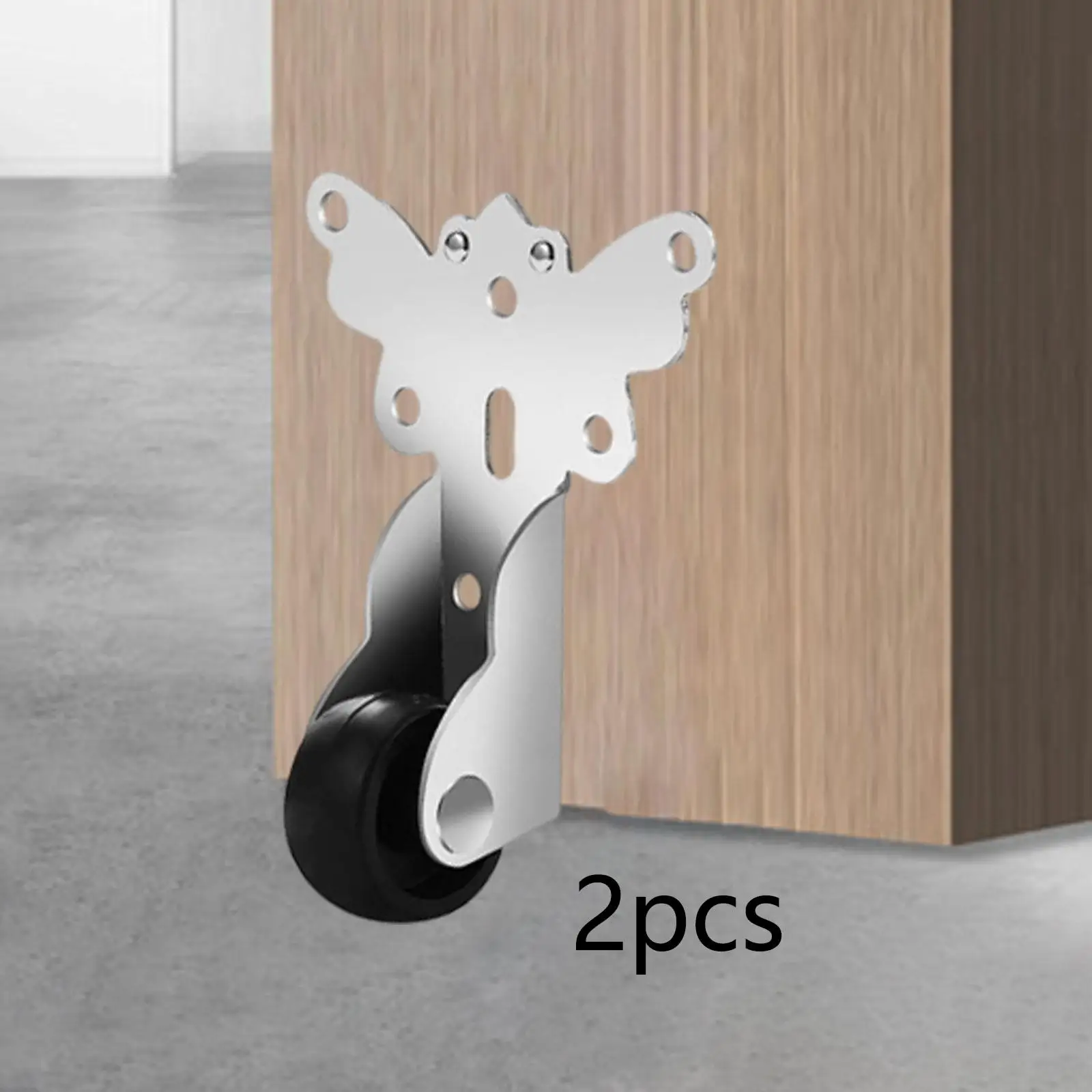 

2x Directional Caster Wheels Silent Sliding Mechanism Swivel Caster Wheel Wear