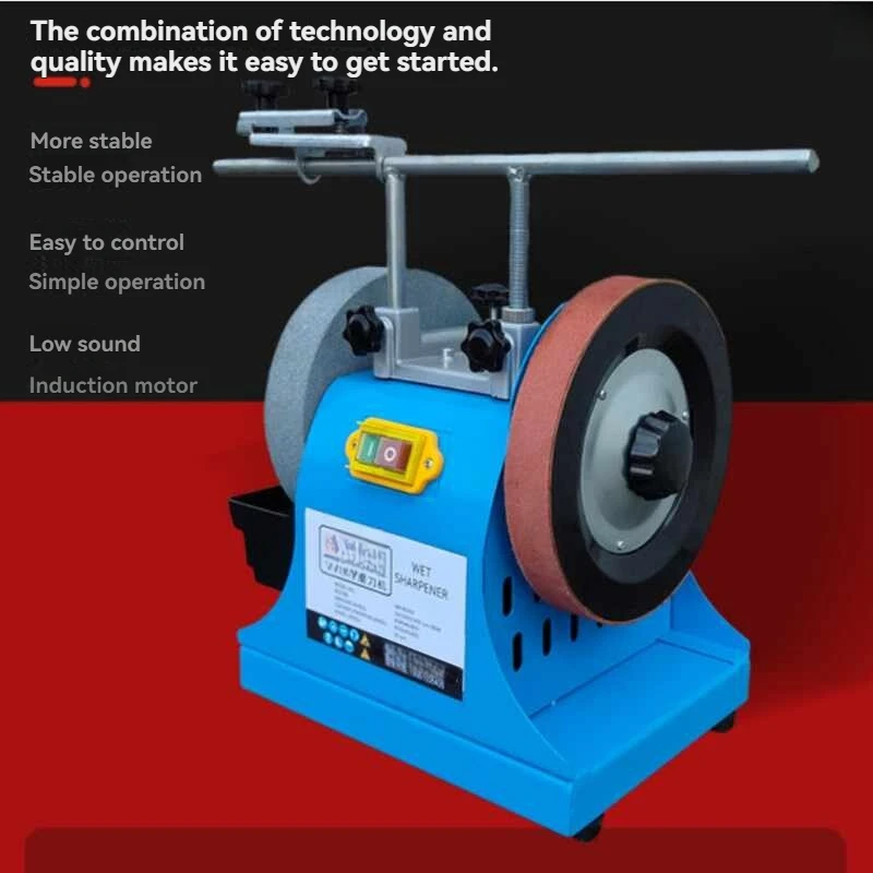 

Electric Sharpening Machine Desktop Metal Rust Removal Water-Cooled Sharpening Machine Cowhide Wheel Sharpening Machine