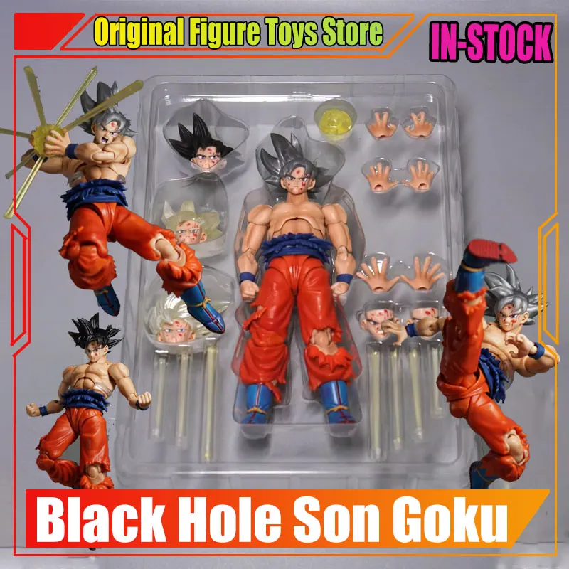 

2025 Black Hole Shf Dragon Ball Super Son Goku Ssj3 Intent Skill Mobile Model Death Shadow Bloodshed Edition Kids Xmas Toys Gift