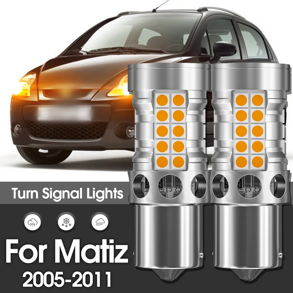 Canbus LED Turn Signal Light Lamp 2pcs Accessories For Chevrolet Matiz 2005-2011 2006 2007 2008 2009 2010