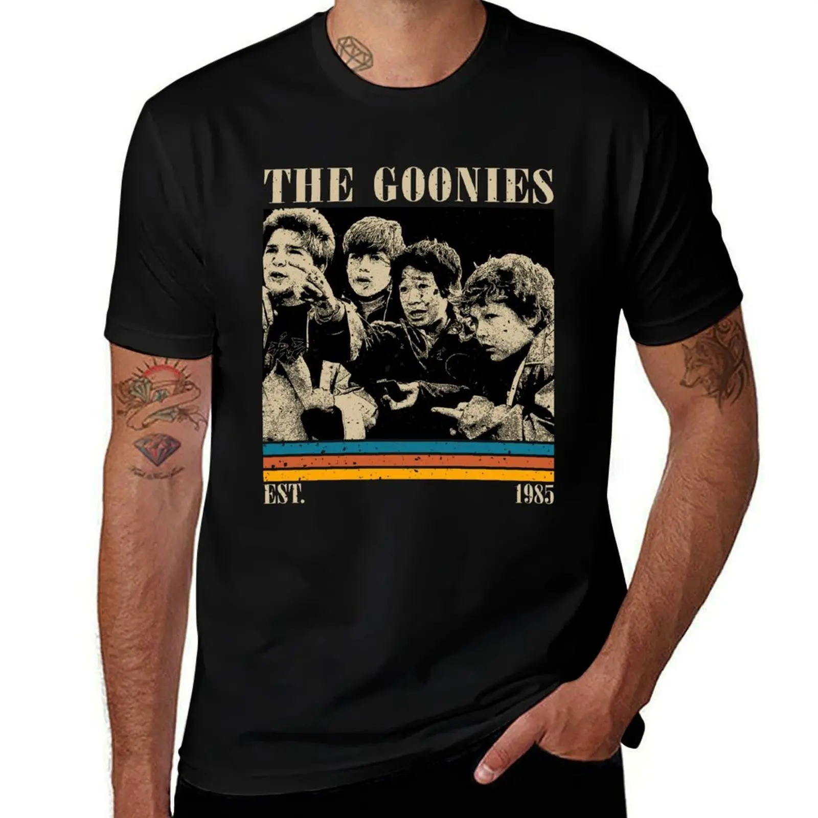 

Retro The Goonies 1985 T-Shirt animal prinfor boys kawaii clothes customizeds Man t-shirt mens graphic t-shirts funny