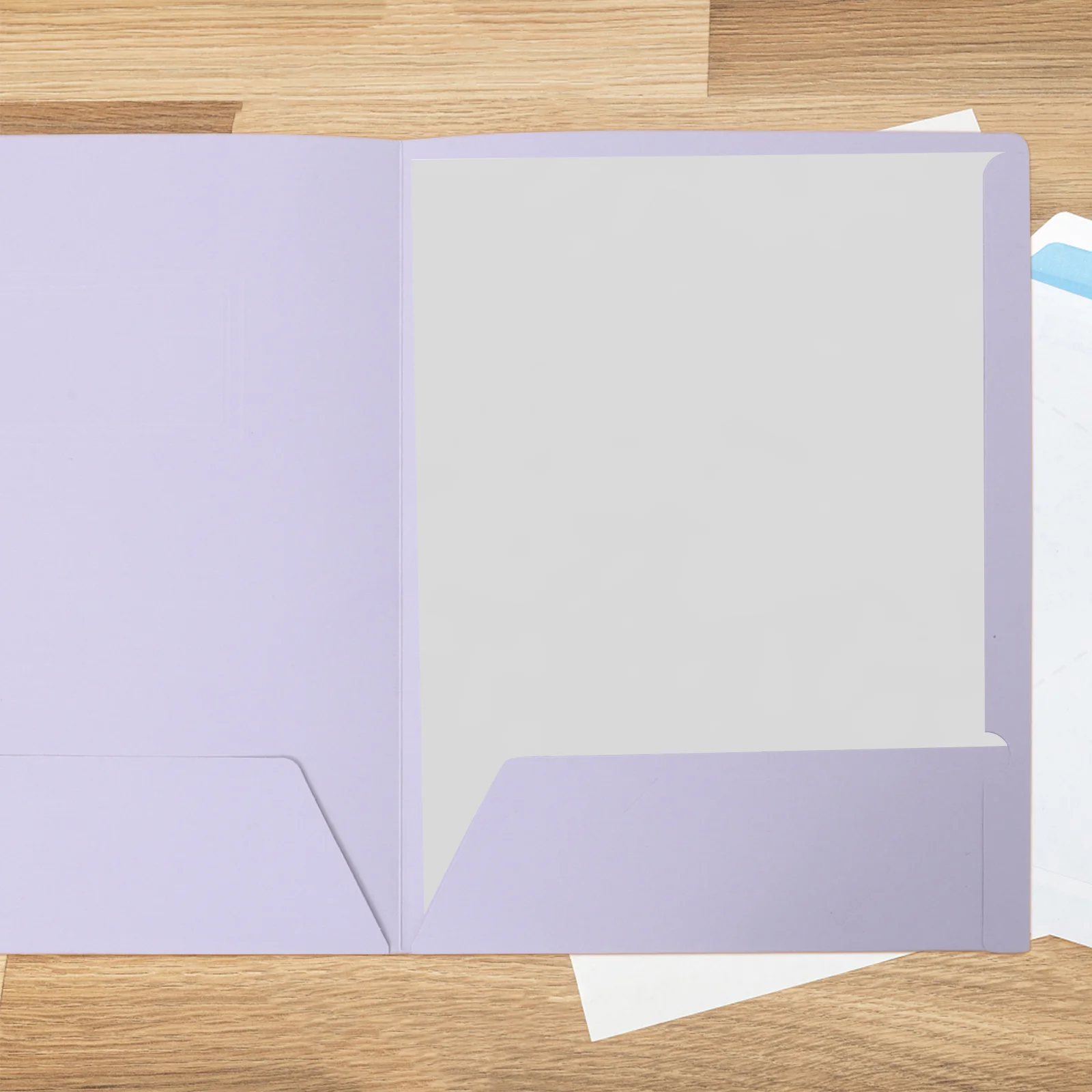 

10pcs A4 File Folders With Pockets Thickened Paper Dual Pocket Document Organizer For School Office Home Folder For Documents