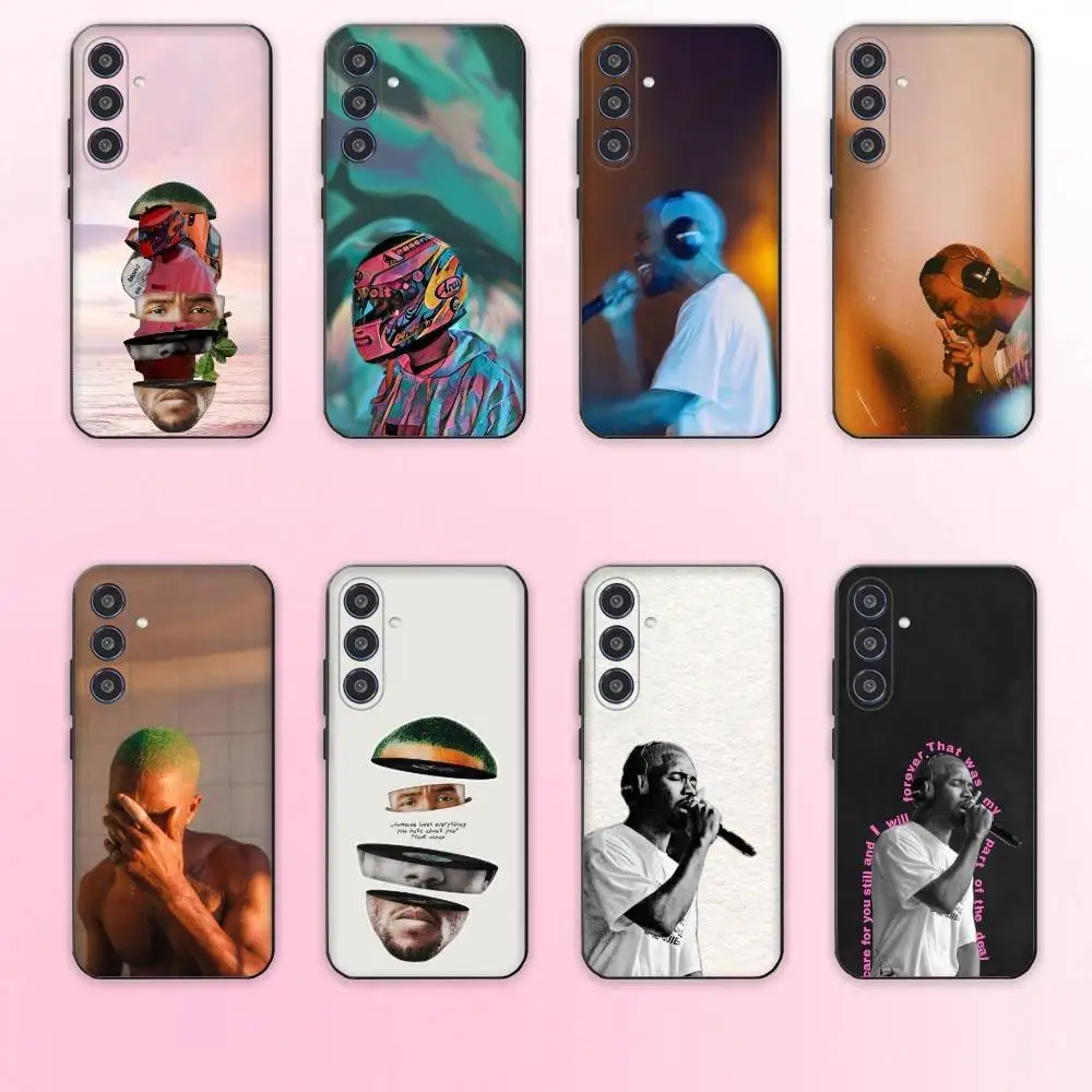 

Singer Frank Blonde Oceans Hot phone Case For Samsung Galaxy A73,A72,A71,A70,A53,A52,A51,Others Soft Black Shell