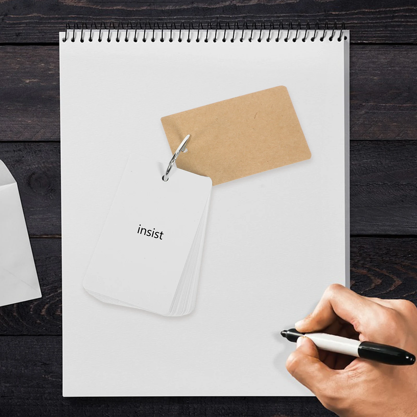 

400 Blank Mini Index Cards for Studying School Note Vocabulary Memory Card DIY Projects Scrapbooking Lightweight