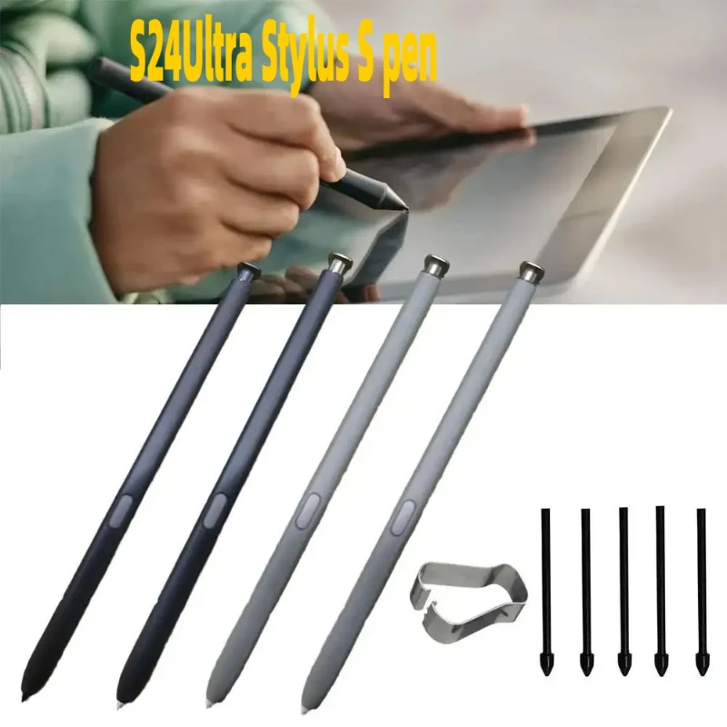

Для Samsung S24Ultra Active сенсорный экран S ручка для мобильного телефона емкостный стилус со сменным наконечником ручки без Bluetooth