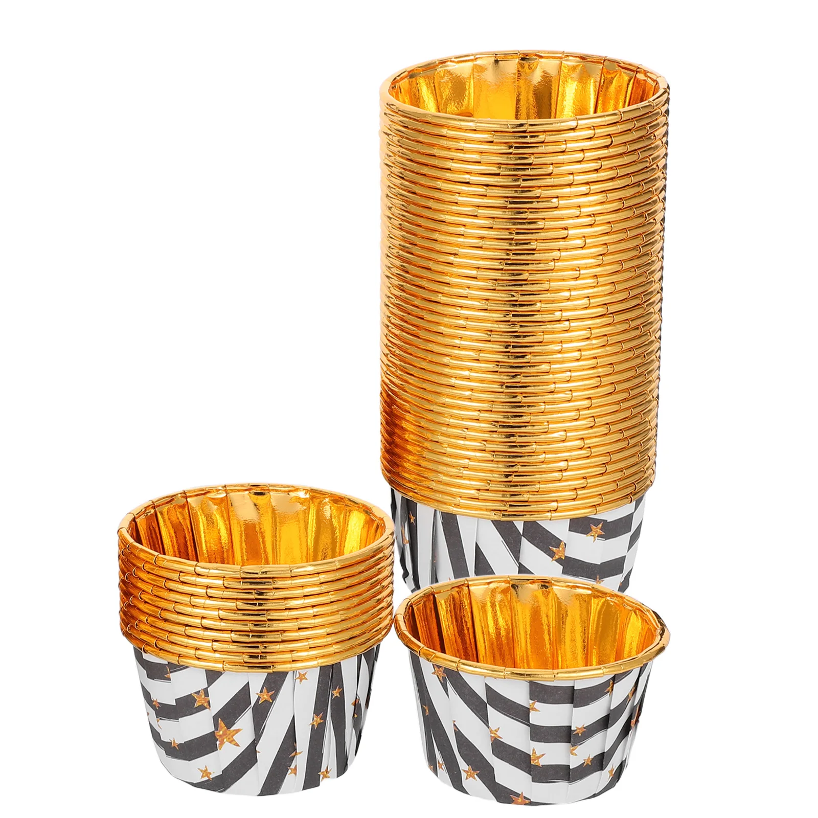 

50 PCS Baking Cup Dessert Ice Cream for Liner Mini Cake Liners Cupcake Paper Coating Mold