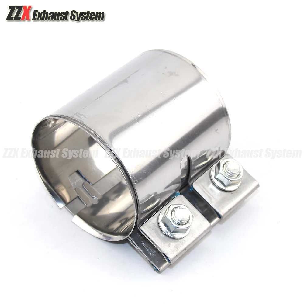 Auto parts exhaust pipe connection clip 304 stainless steel pipe clip 2.75/3/3.14/3.38-inch pipe high-strength connection clip