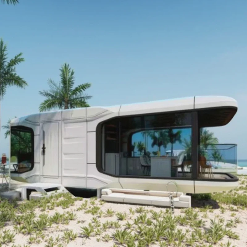 モバイルハウス スペースカプセルハウス 高品質プレハブ別荘 人気販売中 コンテナハウス 環境に優しい