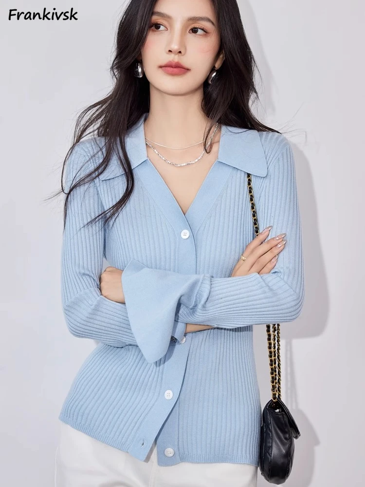 

Slim Cardigan Women Solid Sweet Spring Autumn Knitwear Hipster Exquisite Formal Elegant Office Lady Korean Style Normcore Simple