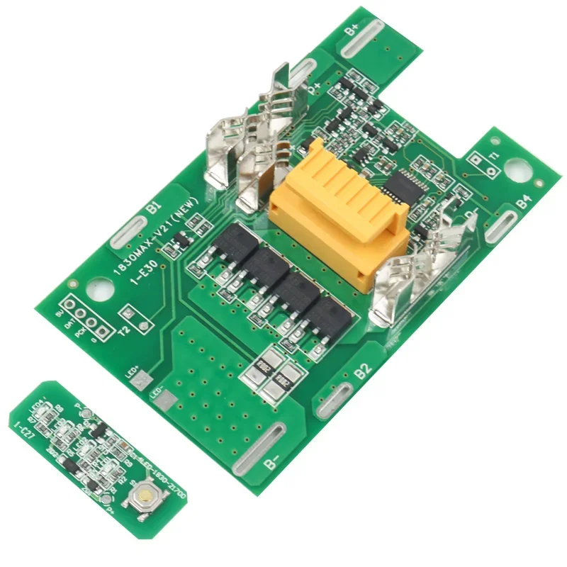 BL1815 5X21700 Li-ion Pin Ốp Lưng Bảo Vệ Sạc Mạch PCB Bảng Đèn LED Chỉ Thị Nhãn Hộp Cho Makita 18V 3.0Ah Bộ Vệ Sinh