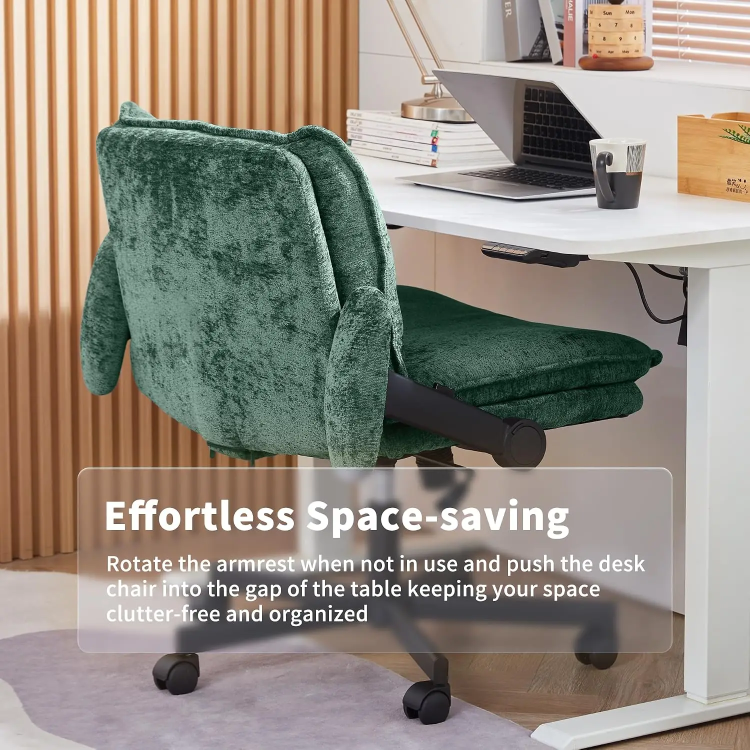 Cross Legged Office Chair, Padded Comfy Criss Cross Desk Chair, Customized