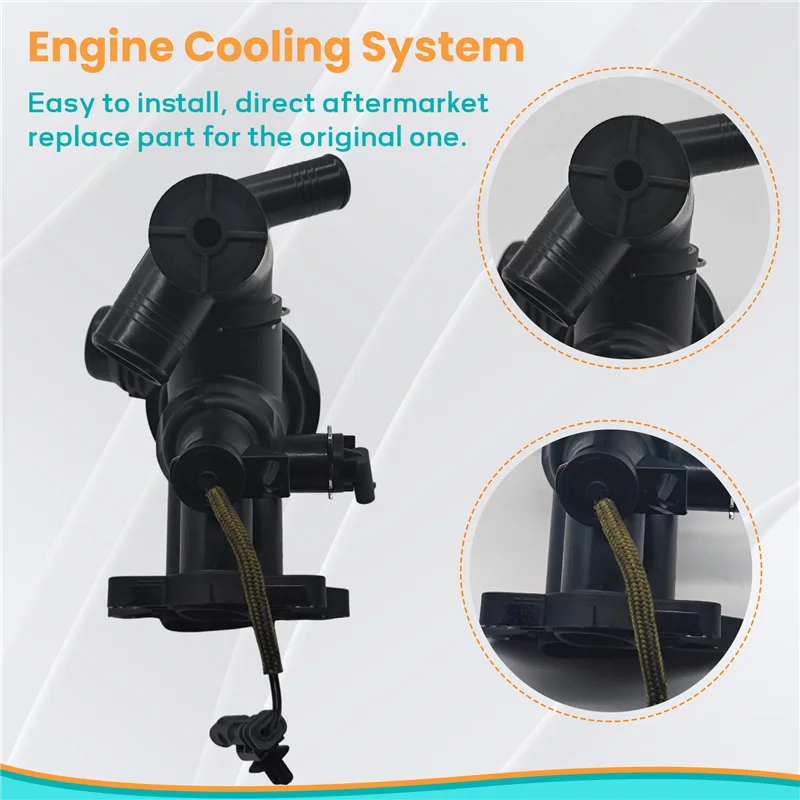 

High Quality LR105974 JDE40345 Thermostat Housing For Land Rover New 2.0 Jaguar F-PACE X761 Engine Cooling System