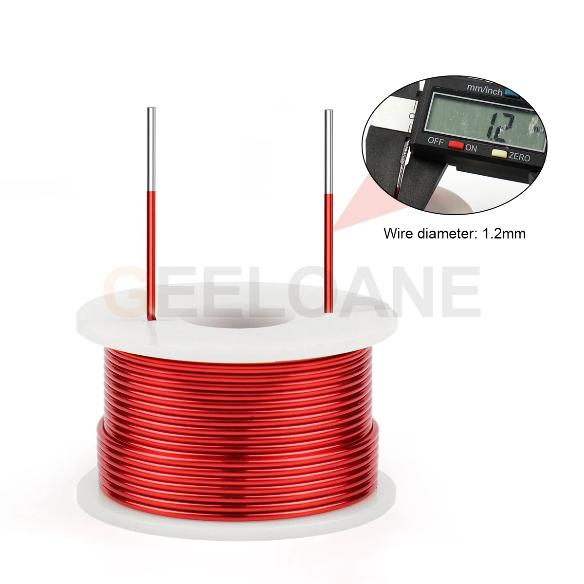 GEELOANE 4N الهواء الأساسية مغو لفائف 1.3 مللي متر مخصص 0.5mH-5mH إطار دائري مجوف بالمينا لفائف النحاس لمكبر الصوت HIFI كروس