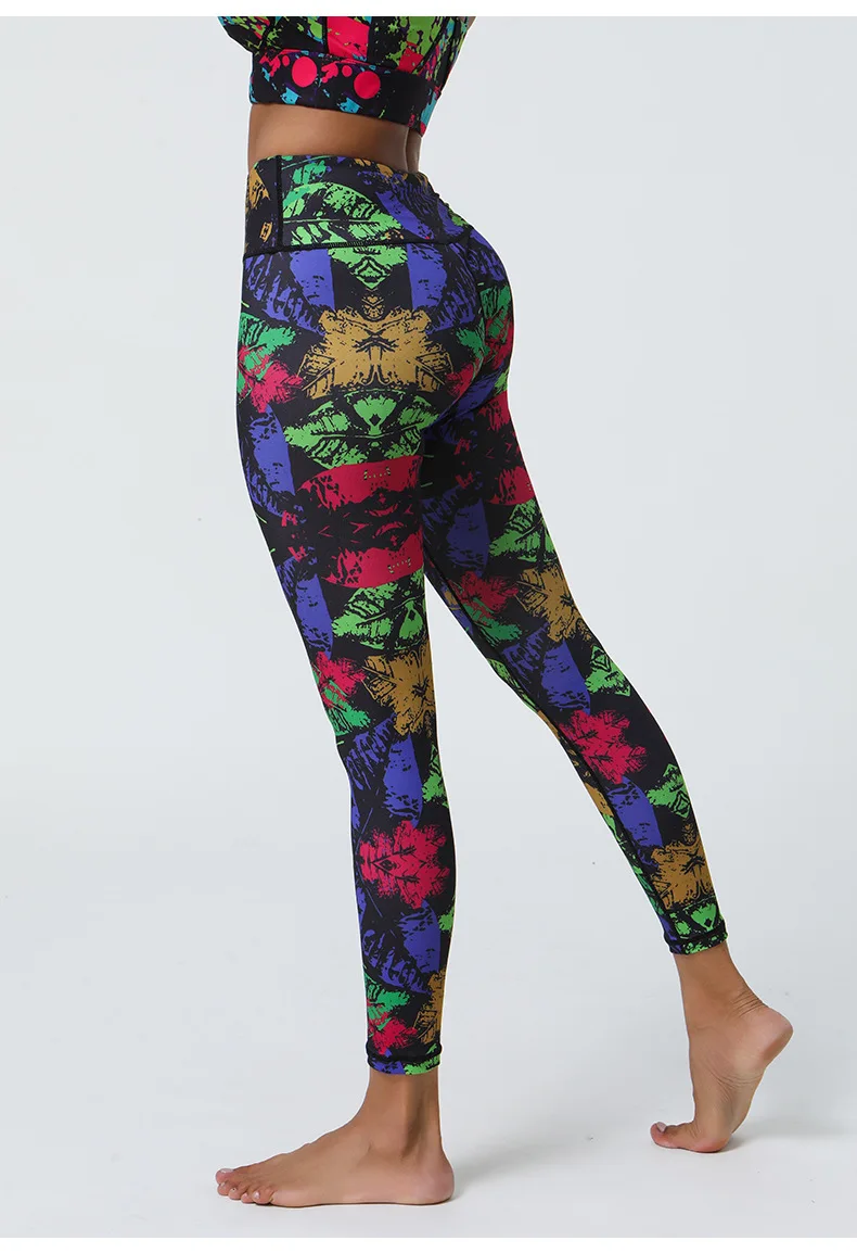 Color Sport Leggings Women 3D Printing Tights Yoga Pants Gym Leggin Ladies Seamless Leggins for Female Leginsy Sexy