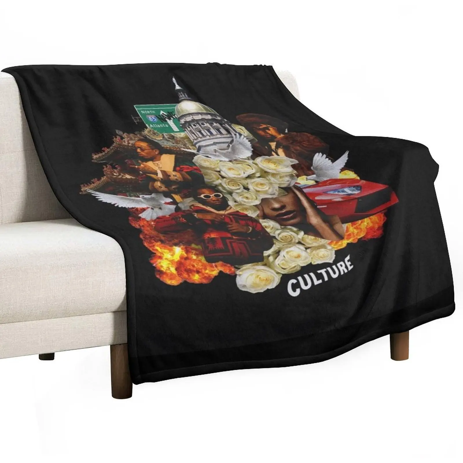 Migos culture Throw Blanket for winter Decoratives Blankets