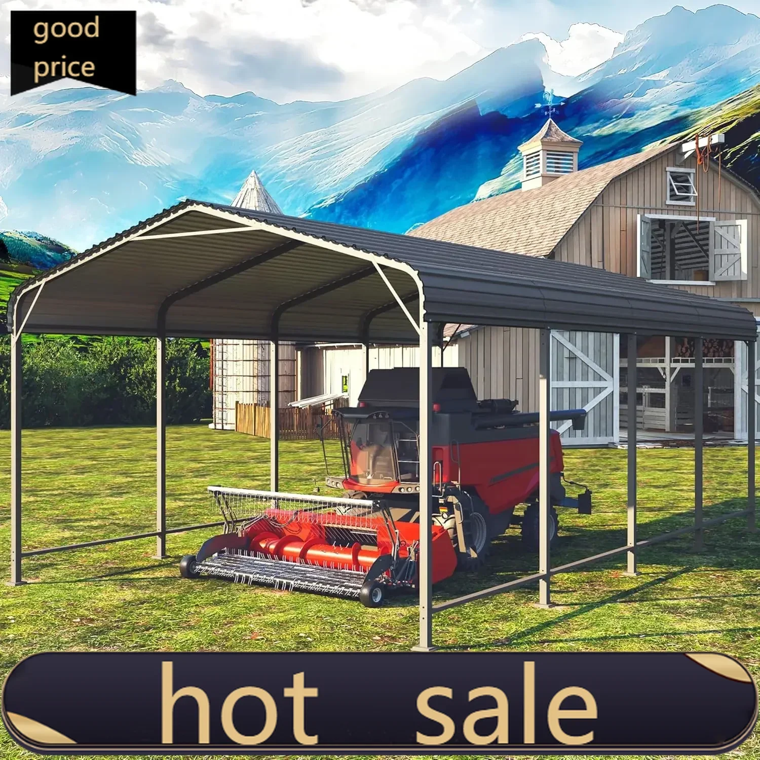 

Самый продаваемый товар по сниженной цене. Скидка действует только в течение ограниченного времени. Металлический навес для автомобиля 12x20 футов, усиленный каркас, сверхпрочный.